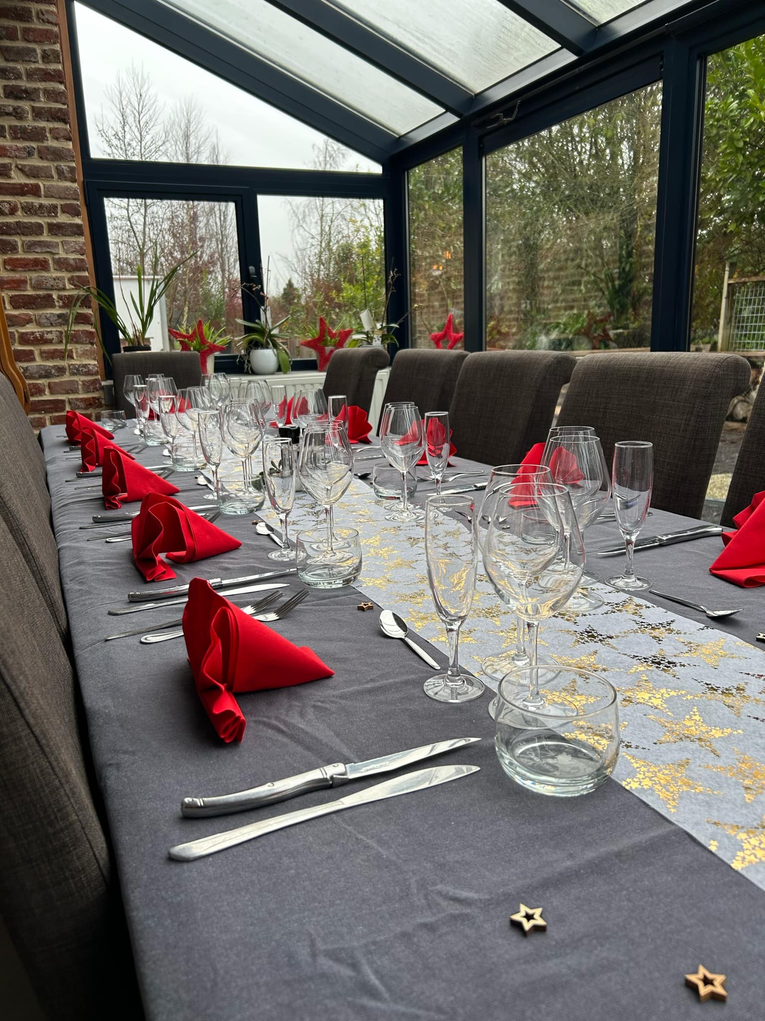 table dressée fêtes fin d'année
