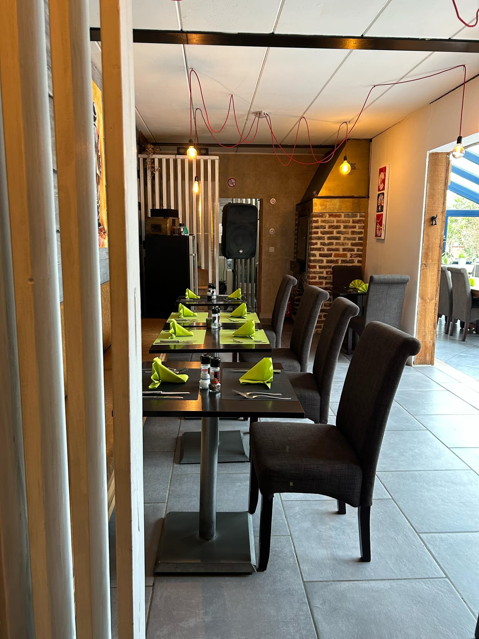 vue premières tables restaurant